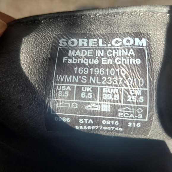 Sorel "CONQUEST" wedge boots sz8.5 - Picture 5 of 6